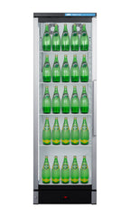 Accucold Commercial glass door beverage center with lock and left hand door swing – SCR1301LHD