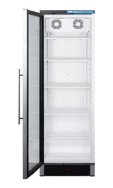 Accucold Commercial glass door beverage center with lock and left hand door swing – SCR1301LHD