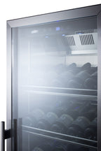 Accucold Full-size commercially listed wine cellar with stainless steel interior – SCR1401CHCSS - Detail