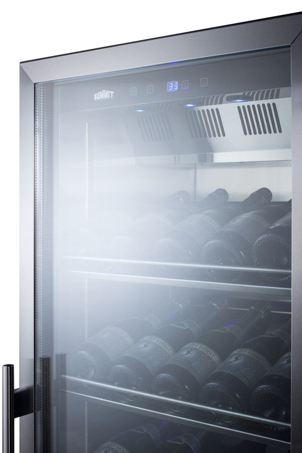 Accucold Full-size commercially listed wine cellar with stainless steel interior – SCR1401CHCSS - Detail