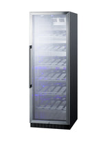 Accucold Full-size commercially listed wine cellar with stainless steel interior – SCR1401CH - Angle