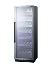 Accucold Full-size commercially listed wine cellar with stainless steel interior – SCR1401CH - Angle
