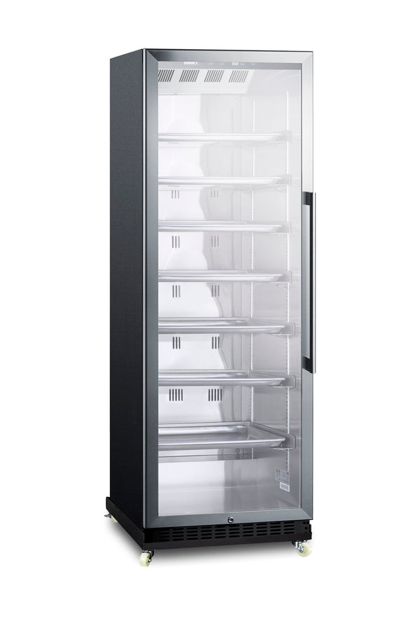 Accucold Full-size commercial beverage merchandiser designed for the display – SCR1401LHRI - Angle