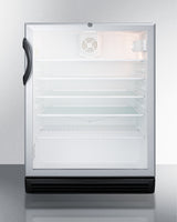 Accucold Commercially listed 5.5 cu.ft. counter height beverage center in a 24", Left Hinge, ADA – SCR600BGLADALHD