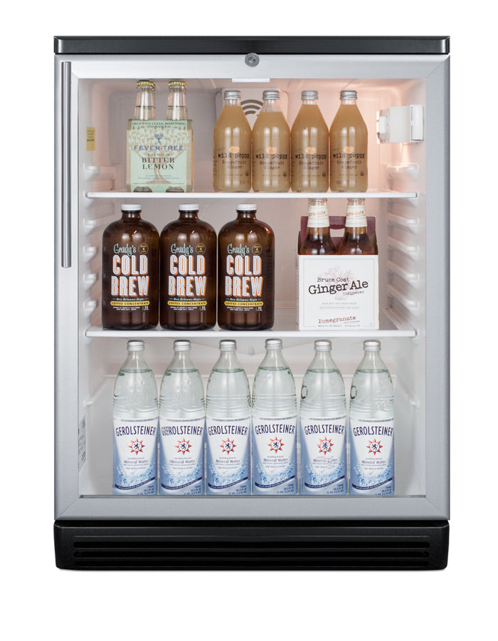Accucold Commercially listed 5.5 cu.ft. built-in undercounter beverage center, Left Hinge, ADA – SCR600BGLBIHVADALHD