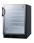 Accucold ADA compliant commercial glass door craft beer and wine refrigerator – SCR600BGLDTPUBADA