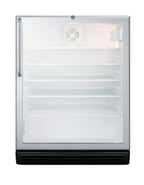 Accucold 24" Wide Beverage Center, ADA Compliant, ADA (Model SCR600BGLTBADA)