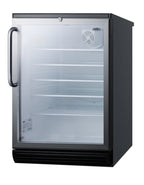 Accucold 24" Wide Beverage Center (Model SCR600BGLTB)