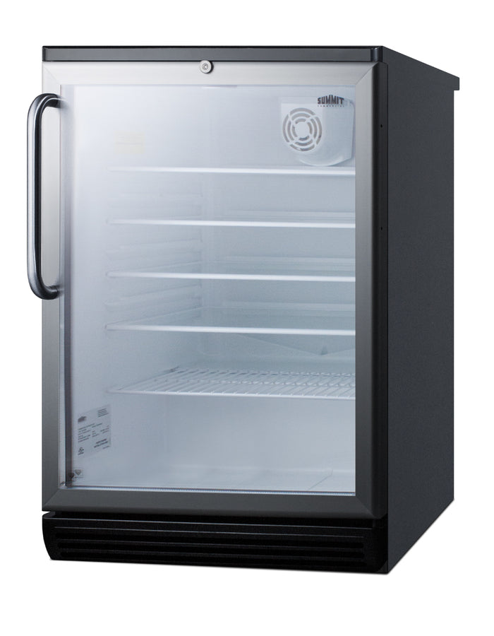 Accucold 24" Wide Beverage Center (Model SCR600BGLTB)