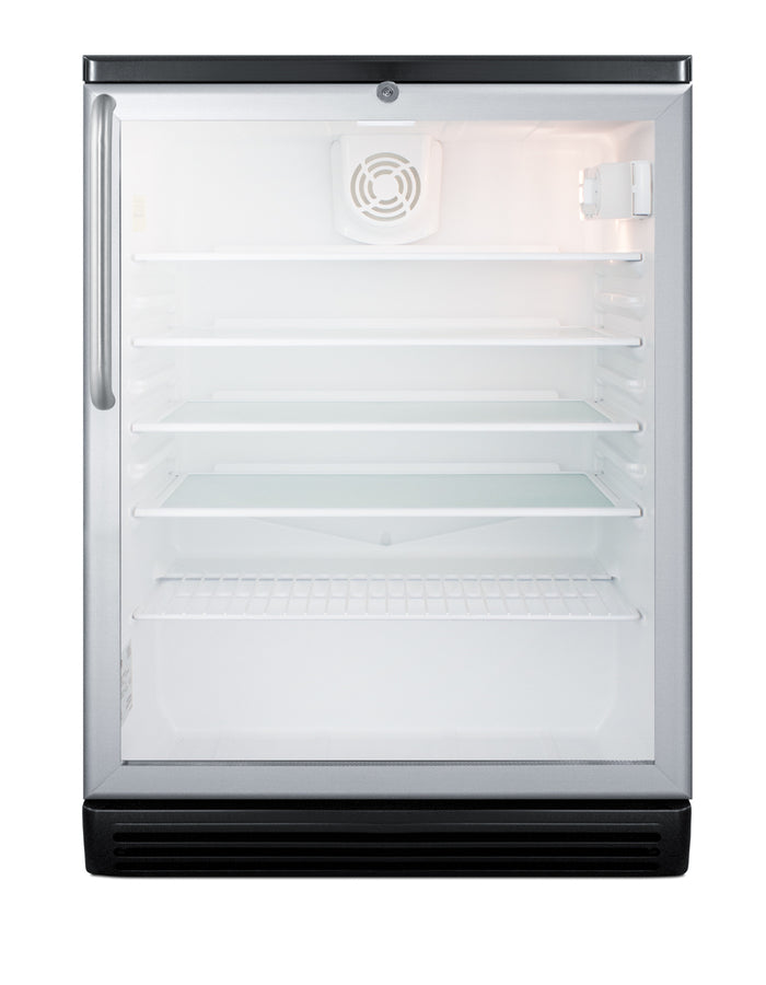 Accucold 24" Wide Beverage Center (Model SCR600BGLTB)