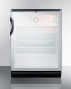 Accucold Commercially listed 5.5 cu.ft. built-in undercounter beverage center, Left Hinge, ADA – SCR600BGLBIADALHD
