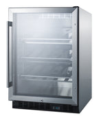 Accucold Built-in undercounter commercially listed wine cellar with stainless steel, Left Hinge – SCR610BLCHCSSLHD