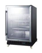 Accucold Built-in undercounter mini reach-in commercial beverage center w/SS interior, Left Hinge – SCR610BLRILHD
