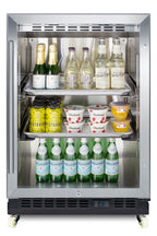 Accucold Built-in undercounter mini reach-in commercial beverage center w/SS interior, Left Hinge – SCR610BLRILHD