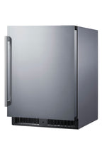 Accucold Built-in undercounter all-refrigerator w/SS interior, lock, Left Hinge – SCR610BLSDCSSLHD