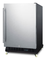 24" Wide Built-In Mini Reach-In Beverage Center with Dolly
