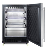 24" Wide Built-In Mini Reach-In Beverage Center with Dolly