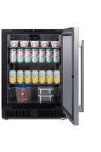 Accucold Built-in undercounter commercial all-refrigerator with panel-ready door – SCR610BLSDV1IF