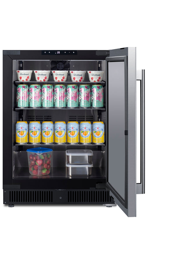 Accucold Built-in undercounter commercial all-refrigerator with panel-ready door – SCR610BLSDV1IF
