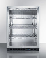 Accucold Built-in undercounter commercially listed wine cellar with stainless steel, Left Hinge – SCR610BLCHLHD