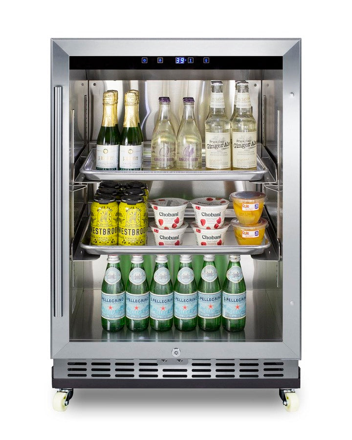 Commercial Outdoor Mini Reach-in Beverage Center - Full