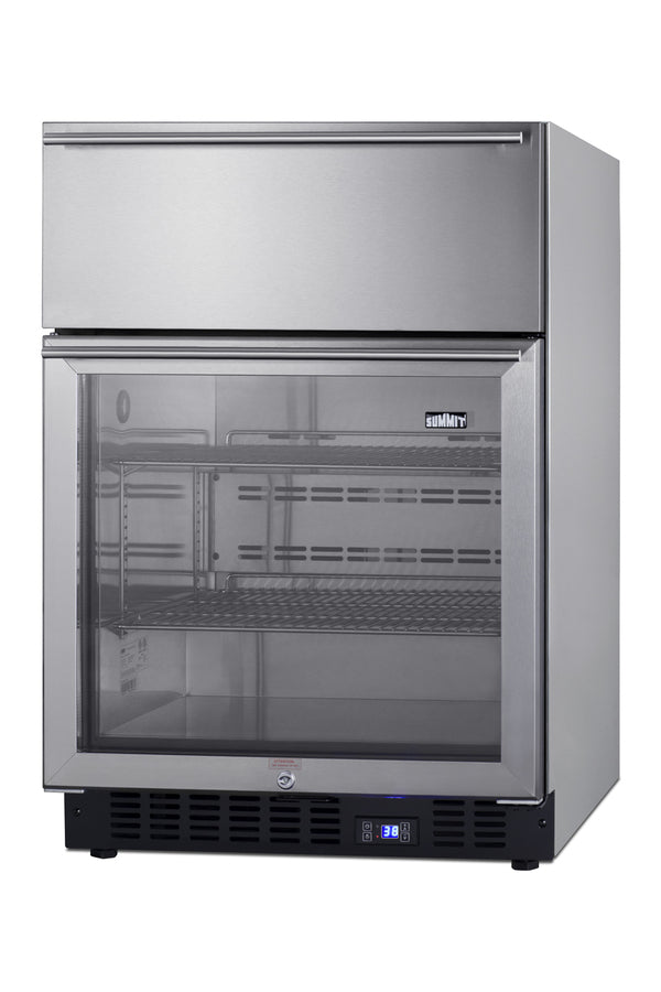 Accucold Commercially approved 4.76 cu – SCR615TDCSS - Angle