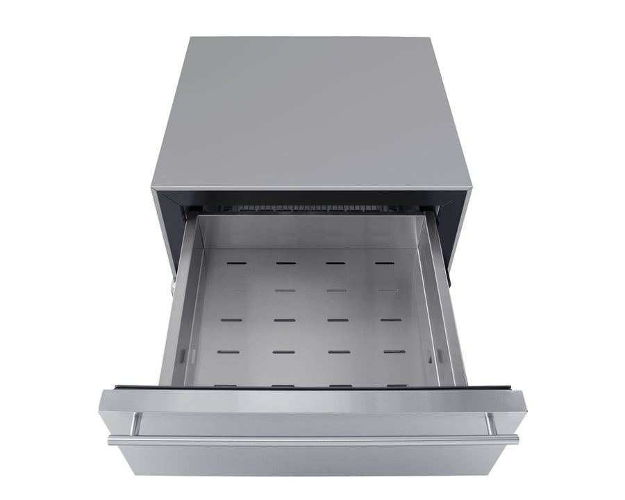 Accucold Commercially approved 4.76 cu.ft. undercounter beverage center with SS, Left Hinge – SCR615TDCSSLHD - Top