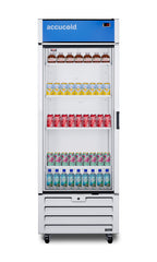 Accucold Full-sized glass door commercial beverage center (Model SCRR261GLH)