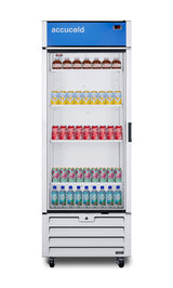 Accucold Full-sized glass door commercial beverage center (Model SCRR261GLH)