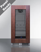 Shallow 18" deep 15" wide undercounter beverage center (Model SDHG1533PNRLHD)