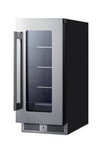 Shallow 18" deep 15" wide undercounter beverage center (Model SDHG1533)