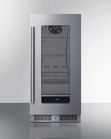 Shallow 18" deep 15" wide undercounter beverage center (Model SDHG1533)