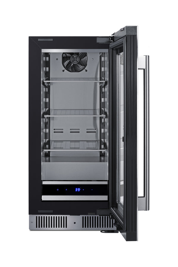 Shallow 18" deep 15" wide undercounter beverage center (Model SDHG1533)