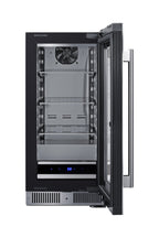 Shallow 18" deep 15" wide undercounter beverage center (Model SDHG1533)