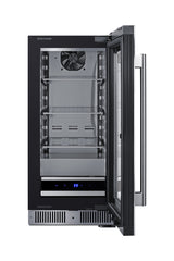Shallow 18" deep 15" wide undercounter beverage center (Model SDHG1533)