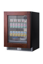 Shallow 18" deep 24" wide undercounter beverage center (Model SDHG2443PNR)