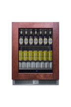 Shallow 18" deep 24" wide undercounter beverage center (Model SDHG2443PNR)