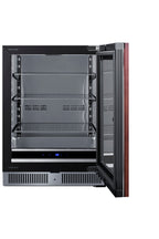 Shallow 18" deep 24" wide undercounter beverage center (Model SDHG2443PNR)