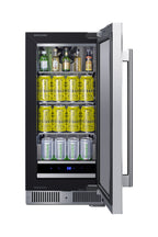 Accucold Shallow 18" deep 15" wide undercounter refrigerator (Model SDHR1534)