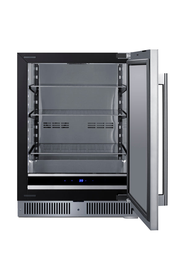 Shallow 18" deep 24" wide undercounter refrigerator