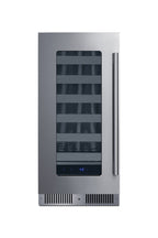 Accucold Shallow 18" deep 15" wide undercounter wine cellar (Model SDHW1532LHD)