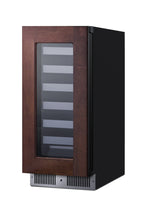Shallow 18" deep 15" wide undercounter wine cellar (Model SDHW1532PNR)