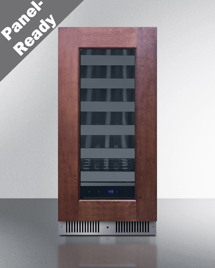 Shallow 18" deep 15" wide undercounter wine cellar (Model SDHW1532PNR)