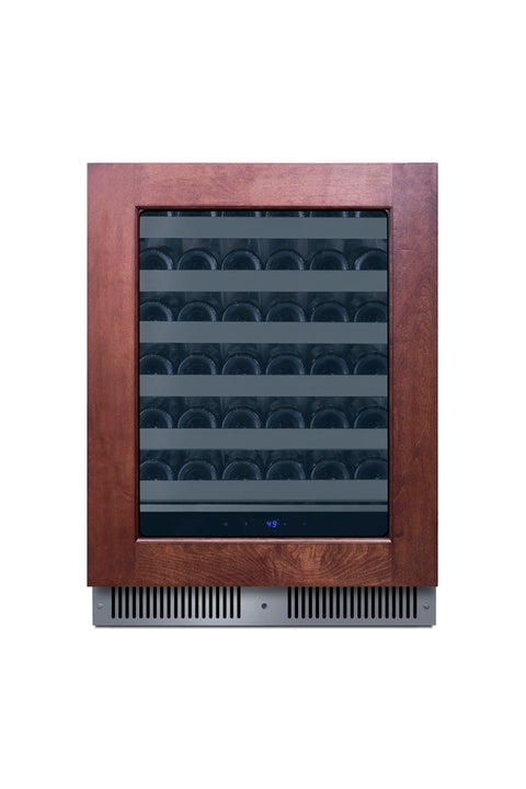 Accucold Shallow 18" deep 24" wide undercounter wine cellar (Model SDHW2442PNRLHD)