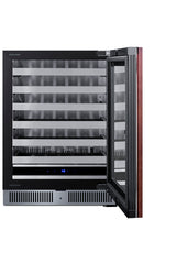 Accucold Shallow 18" deep 24" wide undercounter wine cellar (Model SDHW2442PNRLHD)