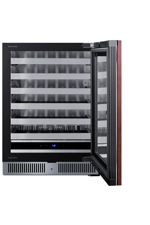 Accucold Shallow 18" deep 24" wide undercounter wine cellar (Model SDHW2442PNRLHD)