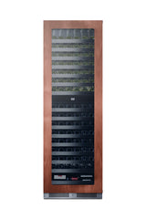 Accucold Full-size built-in 24" wide 18" deep 98-bottle dual zone wine cellar (Model SDHWC98PNR)