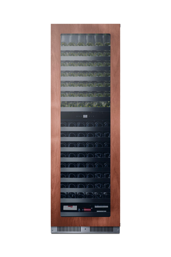 Accucold Full-size built-in 24" wide 18" deep 98-bottle dual zone wine cellar (Model SDHWC98PNR)