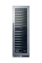 Full-size built-in 24" wide 18" deep 98-bottle dual zone wine cellar (Model SDHWC98)