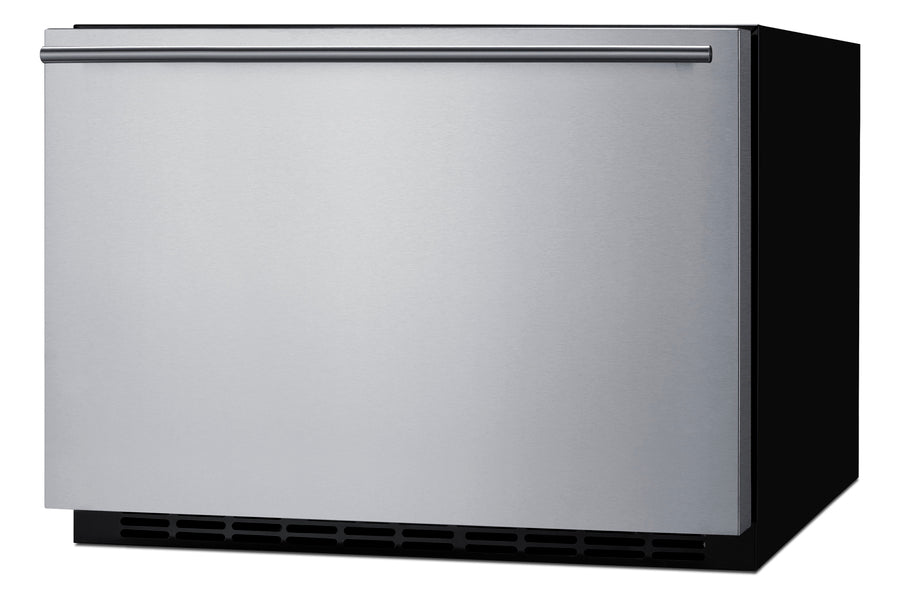 Accucold 24" Wide Single Drawer Bulit-in All-refrigerator for Indoor or Outdoor Use with Panel-ready Front (Model SDR241OS)
